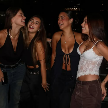 Yas Takada and her friends.